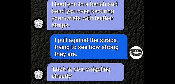  Submissive boy sexting his Mistress for forced bi scenario